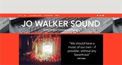 Desktop Screenshot of jowalkersound.co.uk